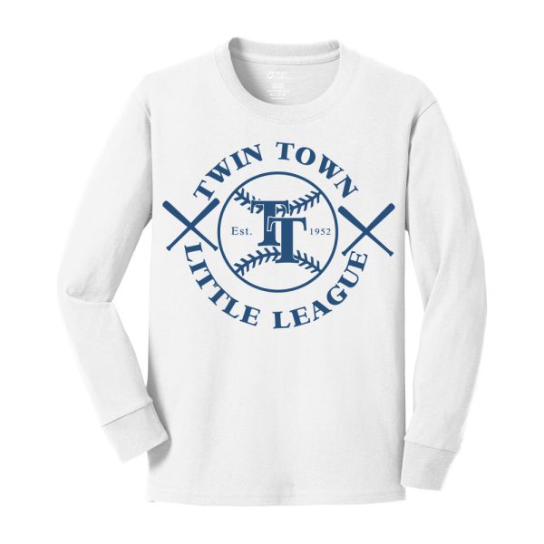 Team Youth Long Sleeve Blend Tee White