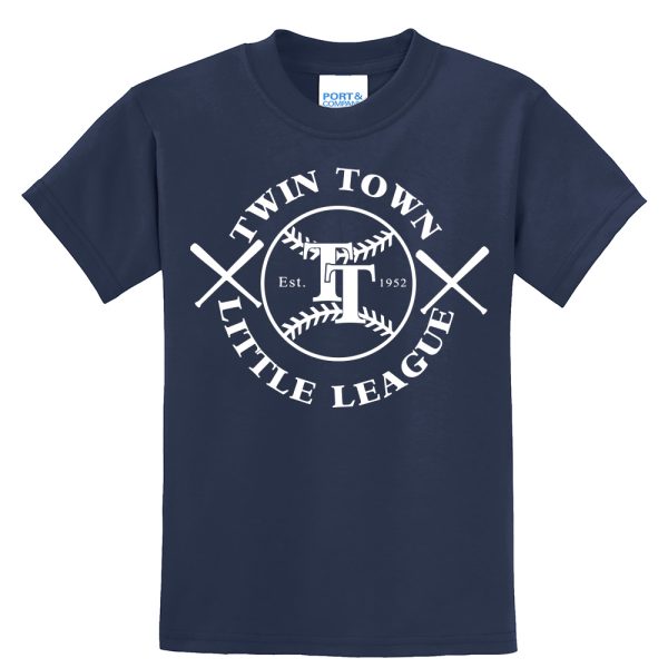 Team Youth Short Sleeve Blend Tee Navy